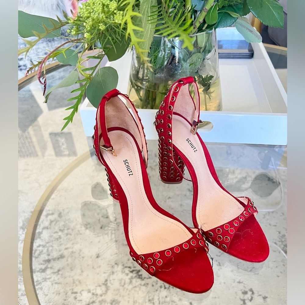 Schutz Marcelle Rhinestone Sandal